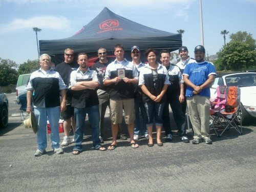 SoCal Challengers gets Best Club Participation at Villa Park High Car Show